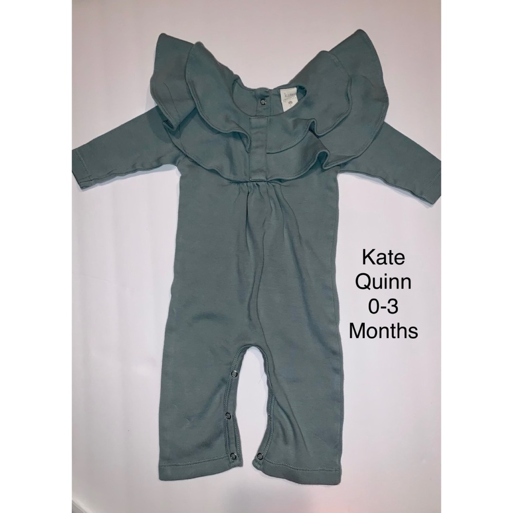 0-3 month Kate Quinn Ruffle Neck Jumpsuit